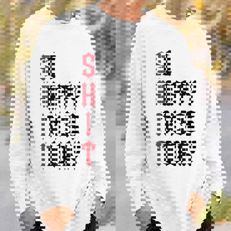 So Happy I'm 36 Today 36Th Birthday ジョーク 36歳の誕生日 スウェットシャツ 彼への贈り物