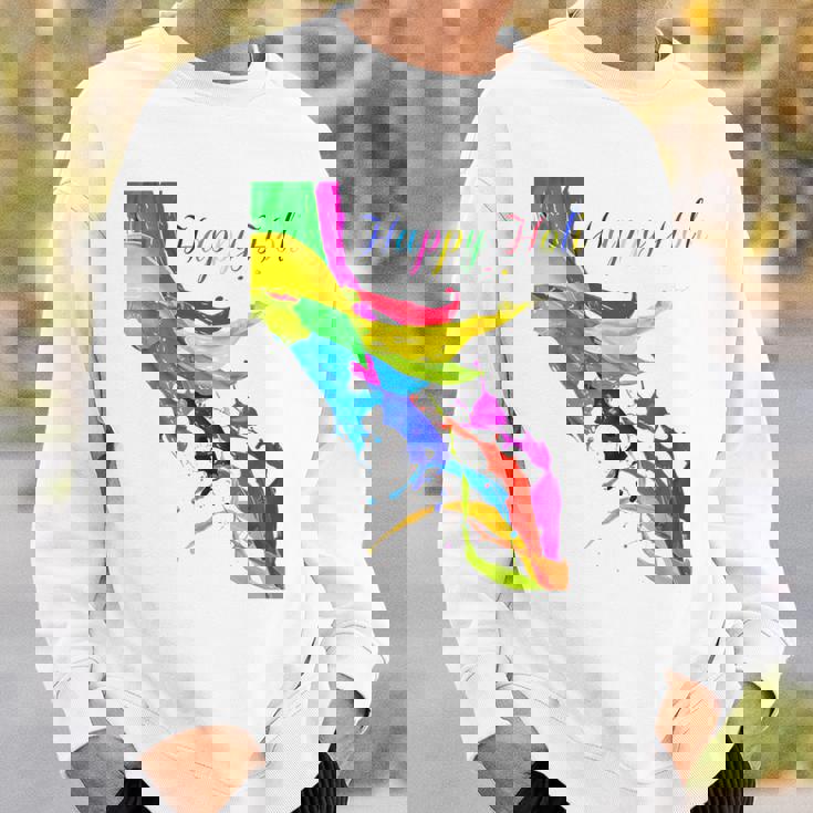 Vibrant And Colorful Holi スウェットシャツ 彼への贈り物