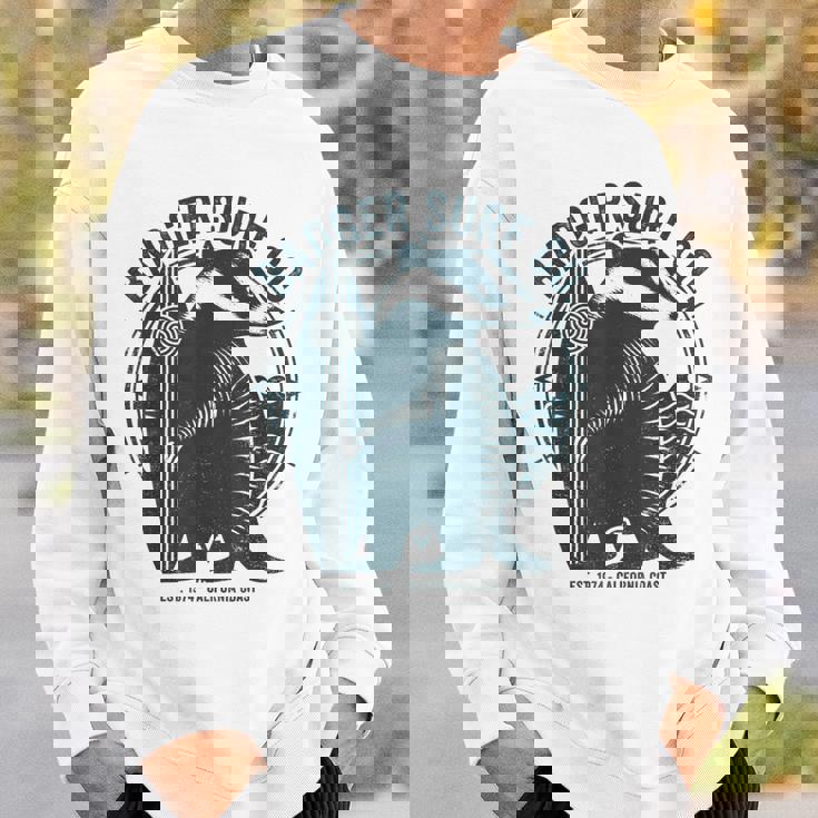 Vintage Badgerurf Co レトロ サーフィン カリフォルニアアート スウェットシャツ 彼への贈り物