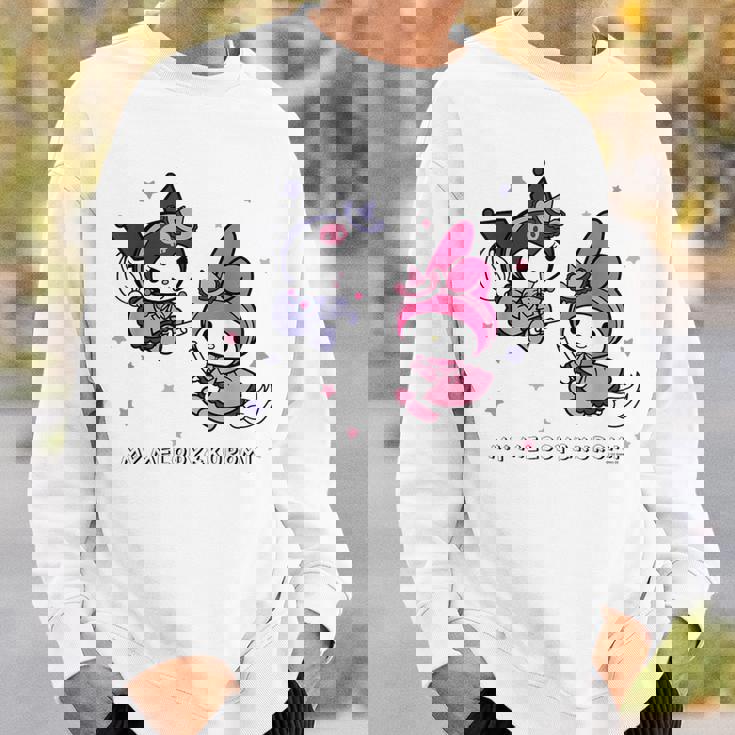 【ハロウィン特集】Usデザイン マイメロディ&クロミ 夜空 スウェットシャツ 彼への贈り物