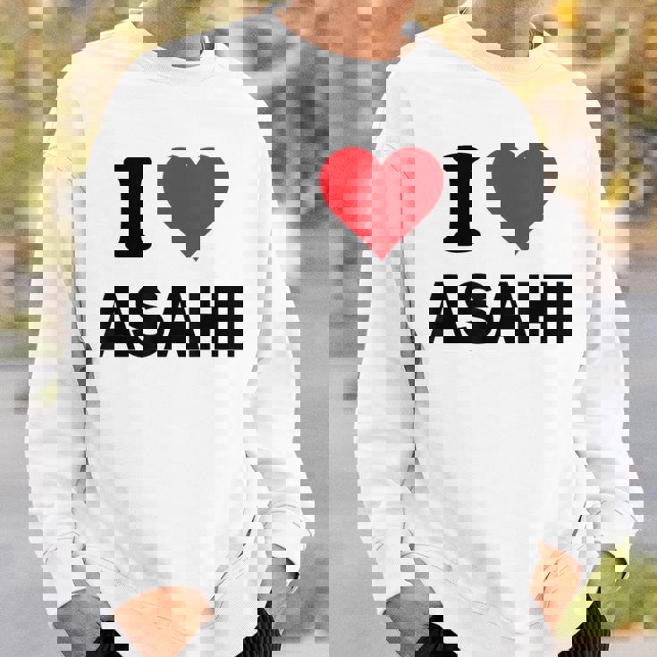 アイハート アサヒジャパン ラブ日本土産アイテム スウェットシャツ 彼への贈り物