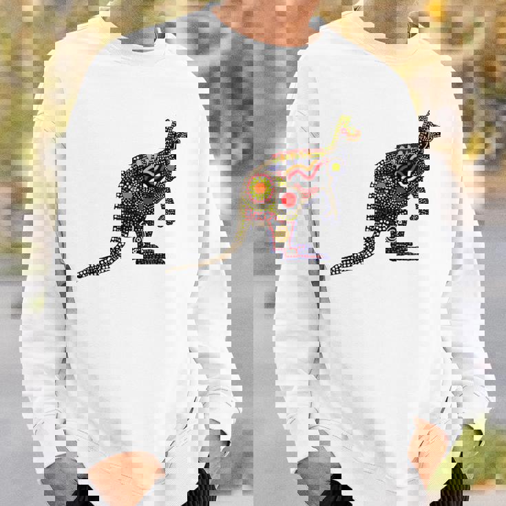 アボリジニアート カンガルー。 スウェットシャツ 彼への贈り物