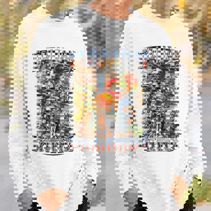 イタリアンブレインロットファニーイタリアンブレインロットミーム スウェットシャツ 彼への贈り物