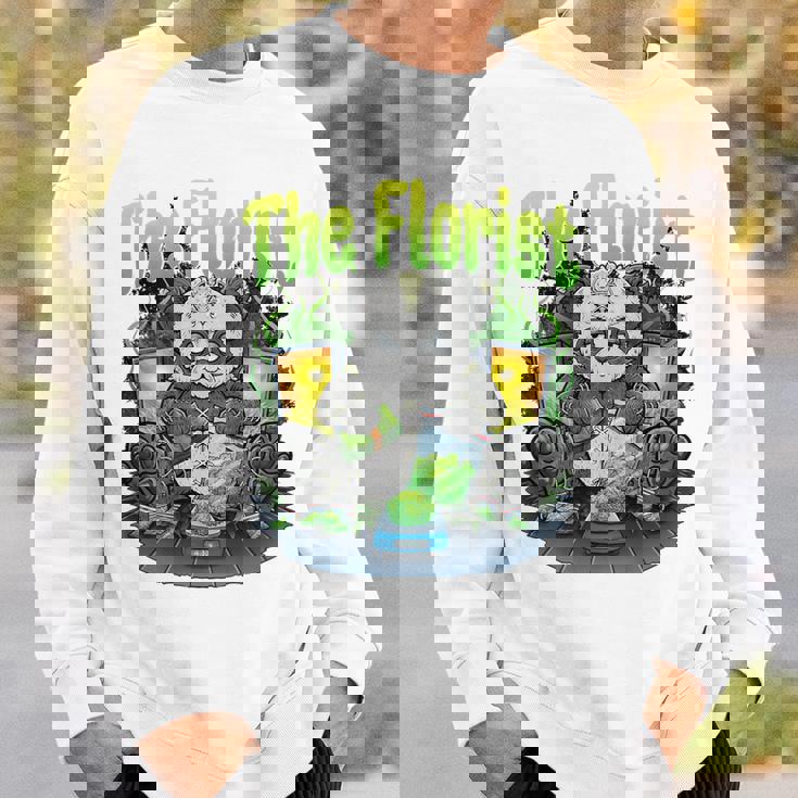 ウィードパンダ コスチューム 大麻好き 喫煙パンダ 「バックプリント」 スウェットシャツ 彼への贈り物