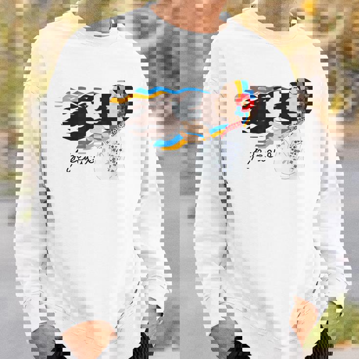 ウクライナの少女がウクライナの平和を支援 スウェットシャツ 彼への贈り物