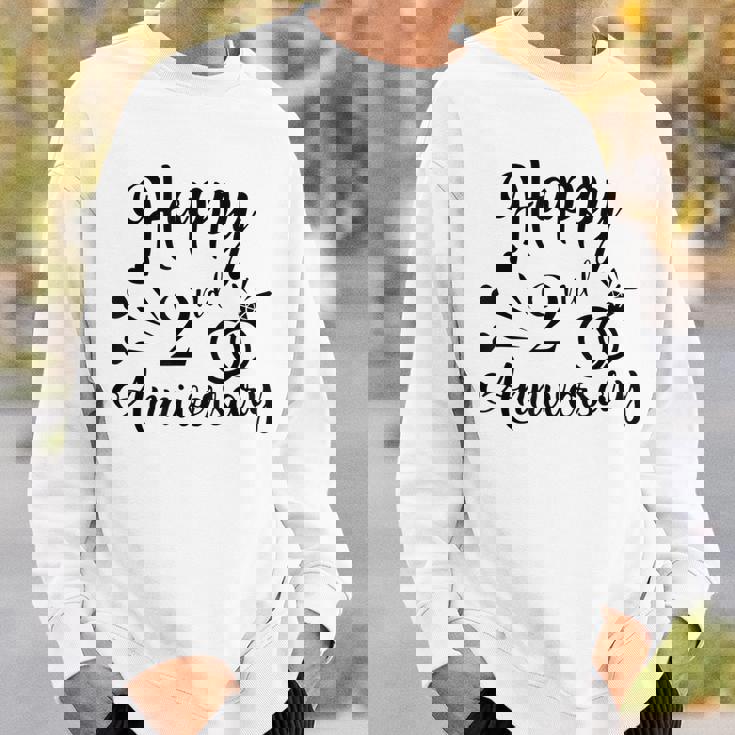 カップル2周年記念プレゼント クールな2周年記念 スウェットシャツ 彼への贈り物