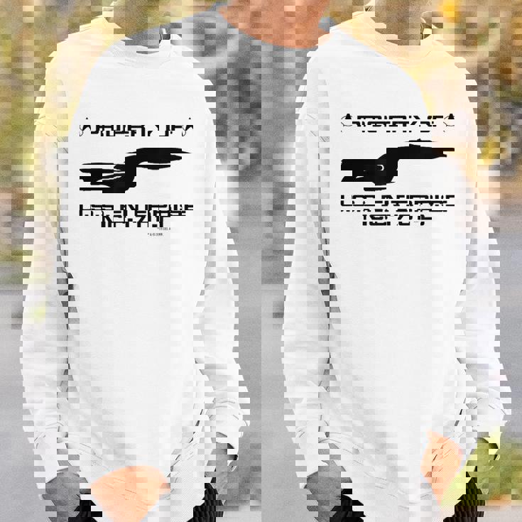 スタートレック 次世代uSSエンタープライズプロファイル スウェットシャツ 彼への贈り物