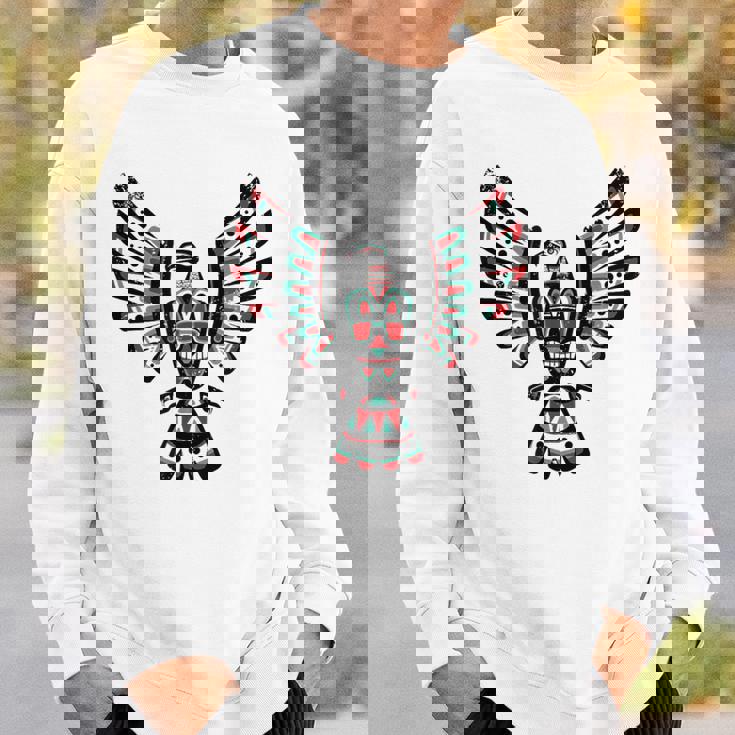 ネイティブアメリカン ファルコン 占星術 星座 インディアン スウェットシャツ 彼への贈り物