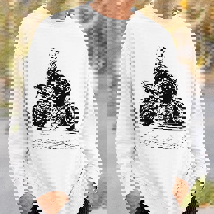 バイク オリジナル作品 タトゥーバイカーv650-Twin Cafe スウェットシャツ 彼への贈り物