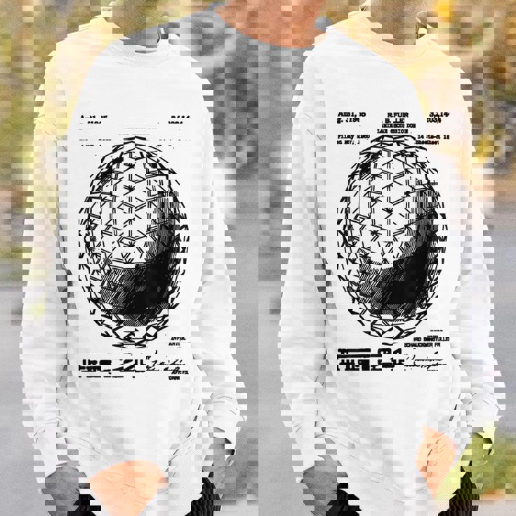 バックミンスター フラー 測地線 特許 科学 工学 数学 スウェットシャツ 彼への贈り物