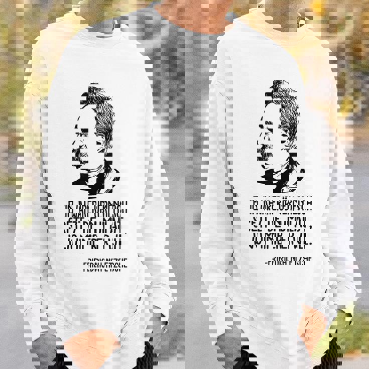 フリードリヒ・ニーチェ哲学 ドイツ哲学 スウェットシャツ 彼への贈り物