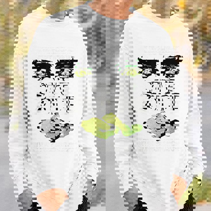 ホワイトゾンビ映画ポスター スウェットシャツ 彼への贈り物