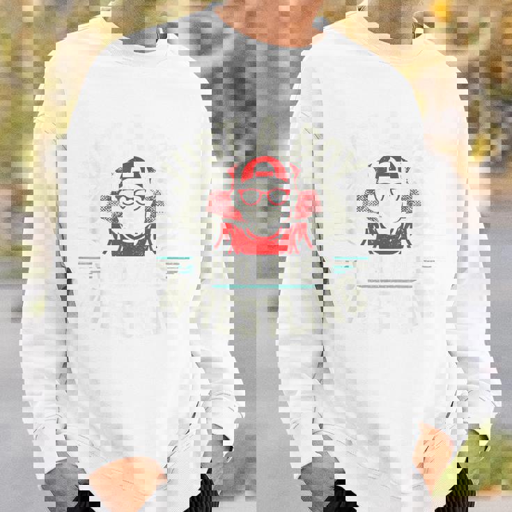 レスリングが大好きな少年 スウェットシャツ 彼への贈り物