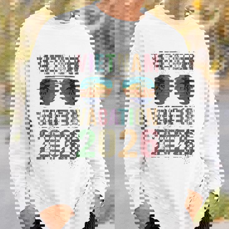 レトロ ベトナム バケーション 2026 旅行 ビーチ 旅行 マッチング スウェットシャツ 彼への贈り物