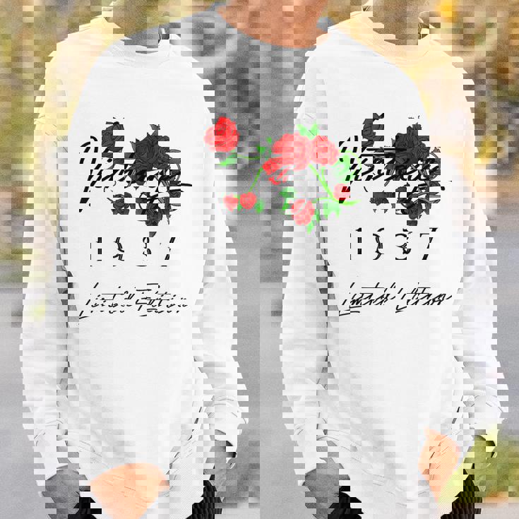 ヴィンテージ 89歳の誕生日 デコレーション ヴィンテージ 1937 89歳 スウェットシャツ 彼への贈り物