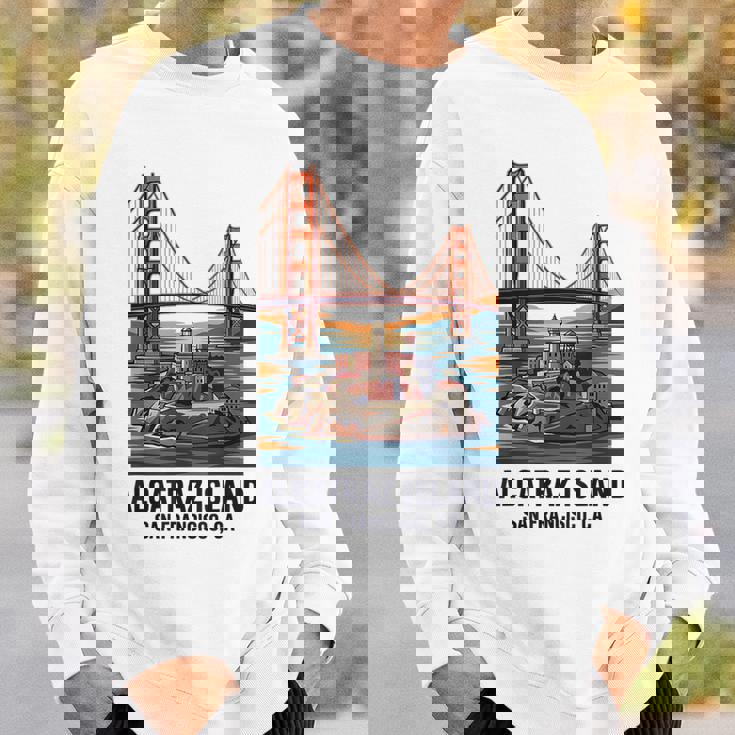 ヴィンテージ アルカトラズ島 サンフランシスコ ゴールデンゲート ベイエリア スウェットシャツ 彼への贈り物