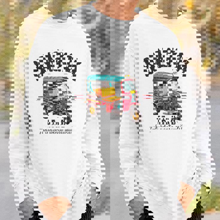 ヴィンテージ トゥクトゥク バンコク タイ スウェットシャツ 彼への贈り物