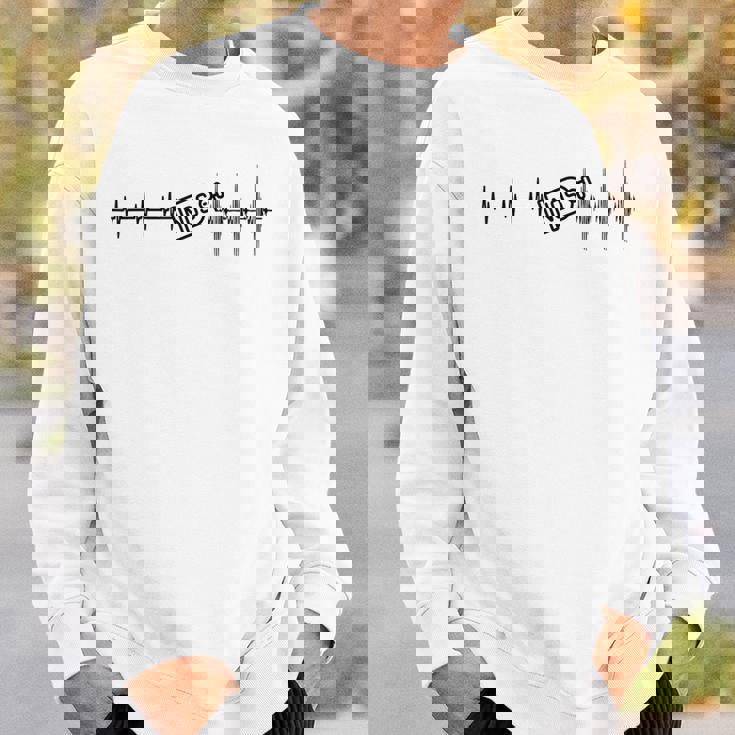 亜酸化窒素nosの前後のファニーマイハートレート スウェットシャツ 彼への贈り物