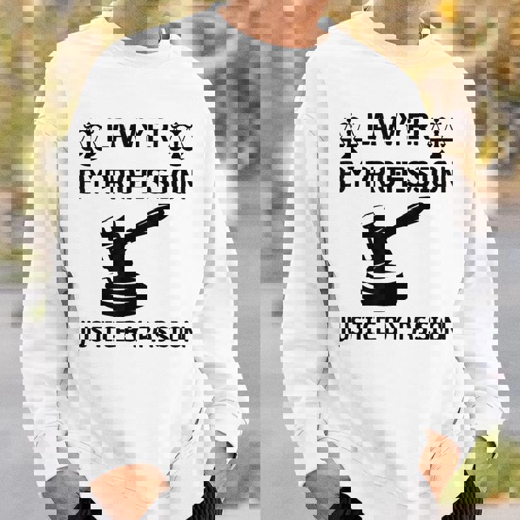 弁護士 法律 格言 法学者 デザイン 弁護士 スウェットシャツ 彼への贈り物