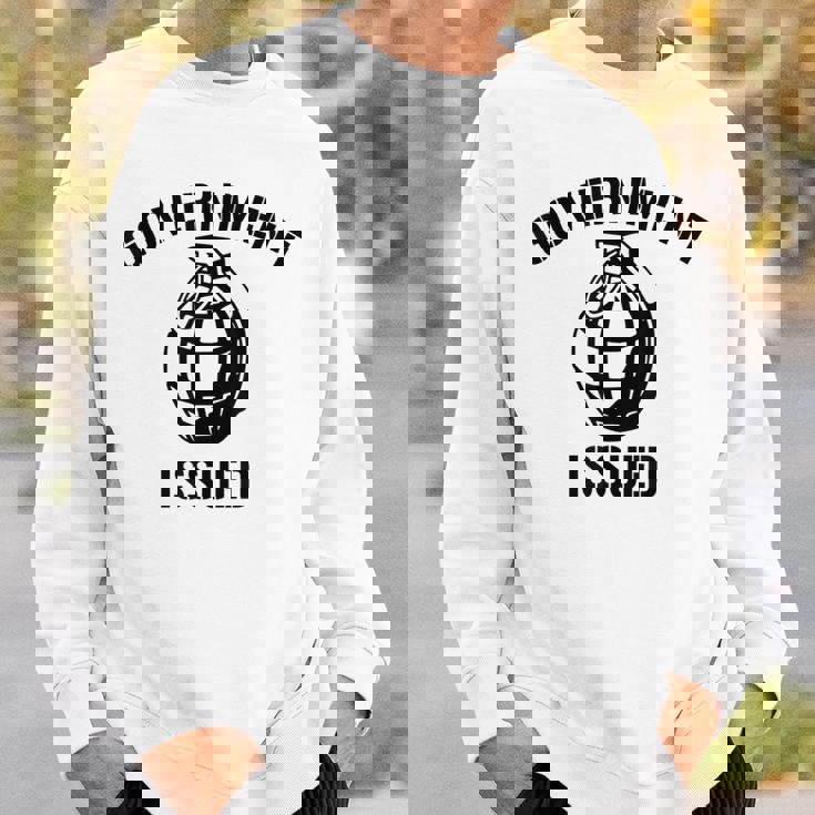 政府発行手榴弾シャツ スウェットシャツ 彼への贈り物