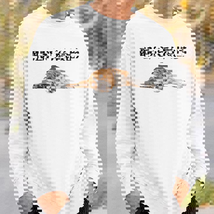 明日から本気出す ・ビーグルス ビーグル犬 面白い ビーグル愛好家に ビーグルののんびりデザイン スウェットシャツ 彼への贈り物