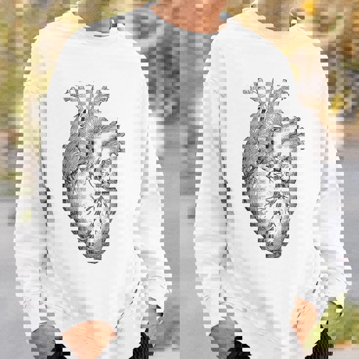 解剖学的に正しい人間の心臓tem Aorta Cardio スウェットシャツ 彼への贈り物