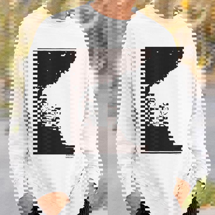 詩とメルヘン 東君平 なつのたぬき スウェットシャツ 彼への贈り物