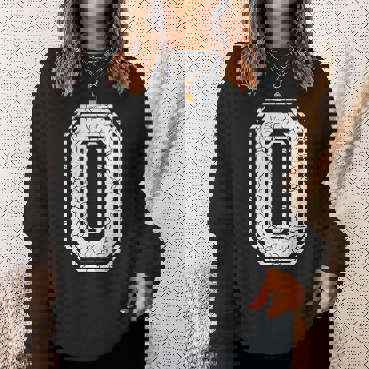 0番チームゼロ スポーツ グランジ 代表チームマッチング スウェットシャツ 彼女への贈り物