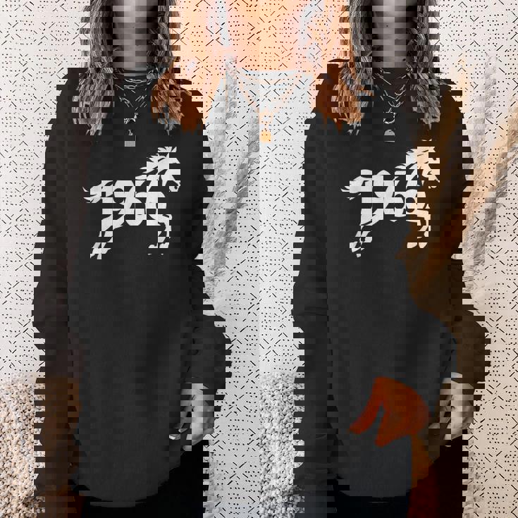 1966 馬 中国の干支 年 パーソナライズ ワードアート スウェットシャツ 彼女への贈り物