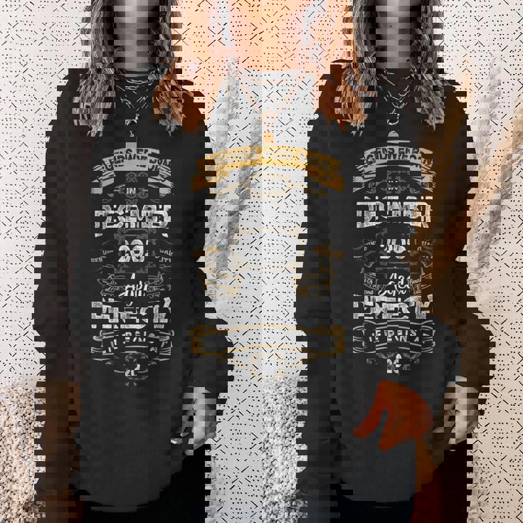 2005年12月に誕生したヴィンテージ20歳の誕生日レジェンド。 スウェットシャツ 彼女への贈り物