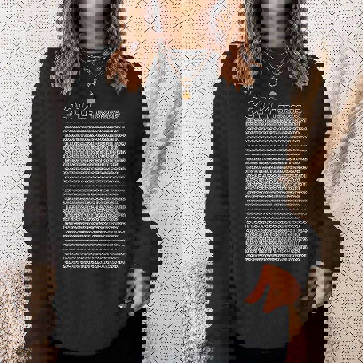 314 円周率 パイ《数学》【変なデザイン屋さん】理数系 数字 メッセージ 面白い スウェットシャツ 彼女への贈り物