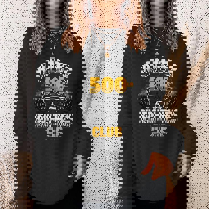 500ポンド ベンチプレスクラブ スウェットシャツ 彼女への贈り物