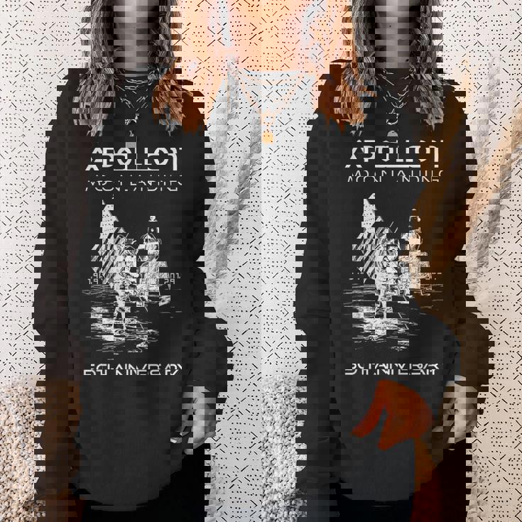 50周年記念 アポロ11号 月面着陸宇宙 ファーストステップ スウェットシャツ 彼女への贈り物