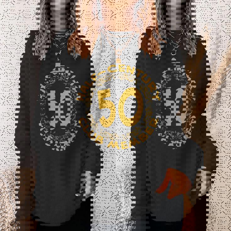 50歳の誕生日パーティー記念tシャツ、ハーフセンチュリークラブ スウェットシャツ 彼女への贈り物