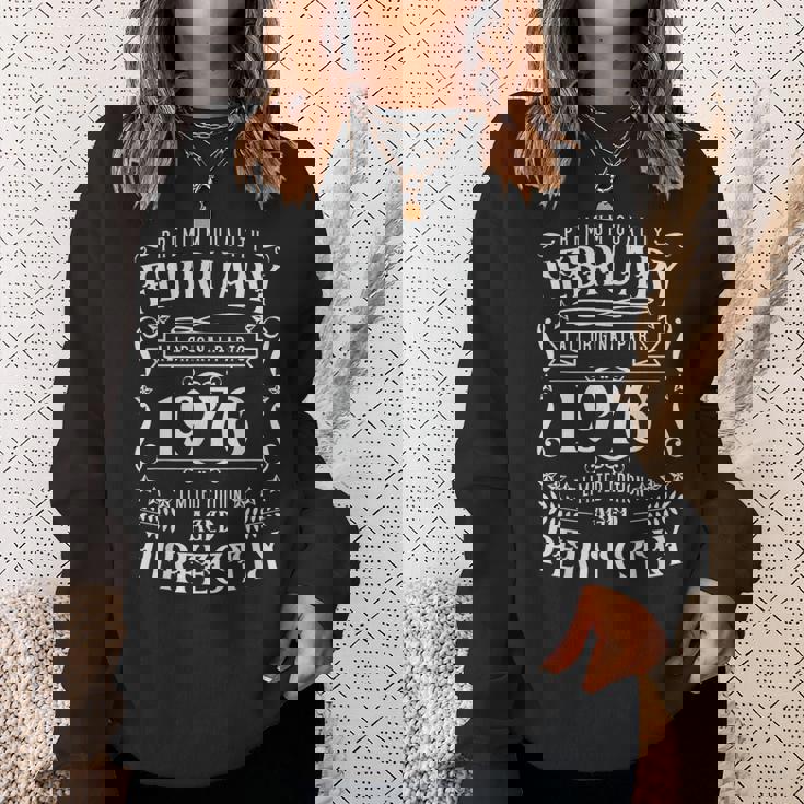 50歳の誕生日レジェンドは1976年2月に誕生しました。 スウェットシャツ 彼女への贈り物