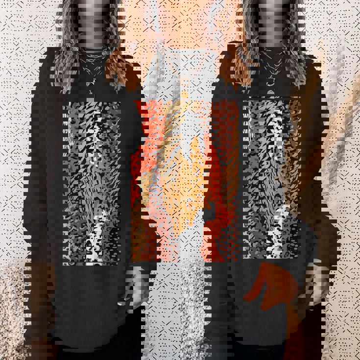 Africa アフリカ Animal Print Africa Is Calling スウェットシャツ 彼女への贈り物