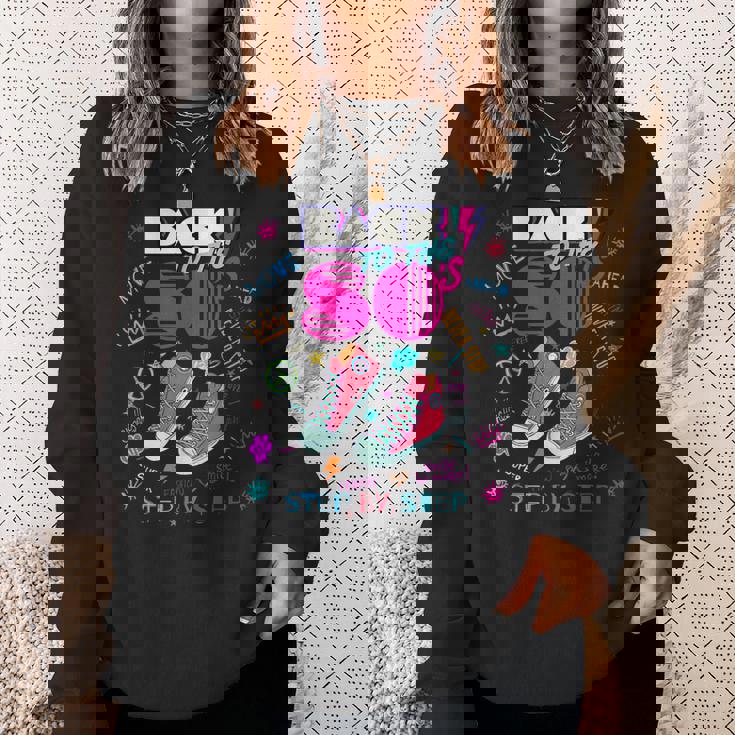 Back To 80'S ヴィンテージレトロi Love 80年代グラフィックデザイン スウェットシャツ 彼女への贈り物