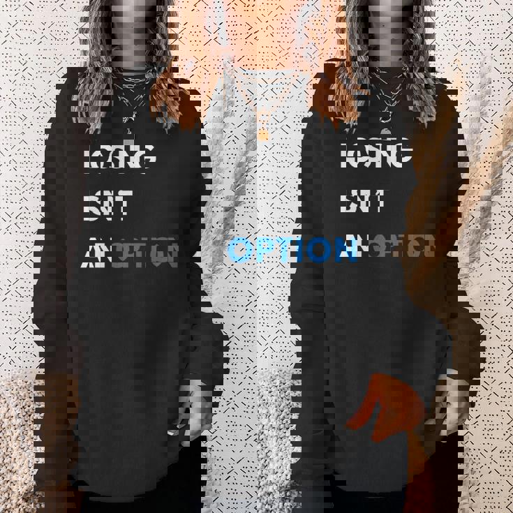 Champion Mindset Losing Isn’T An Option Motivationalta 長袖tシャツ スウェットシャツ 彼女への贈り物