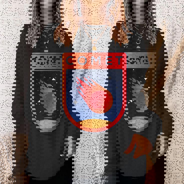 Comet コメット 宇宙 スノーボール 宇宙 トラベラー 隕石 コメット スウェットシャツ 彼女への贈り物