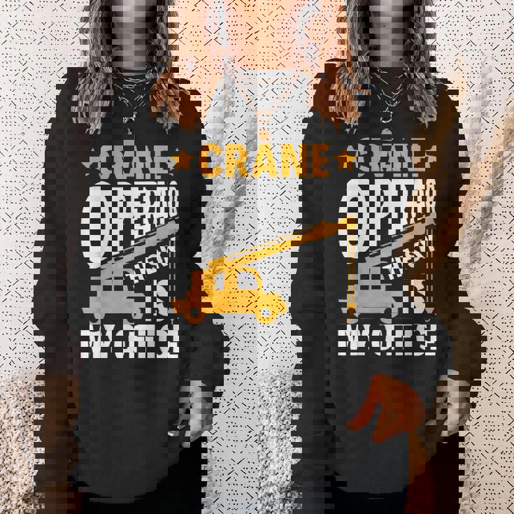 Crane Whisperer 面白いクレーン オペレーター スウェットシャツ 彼女への贈り物