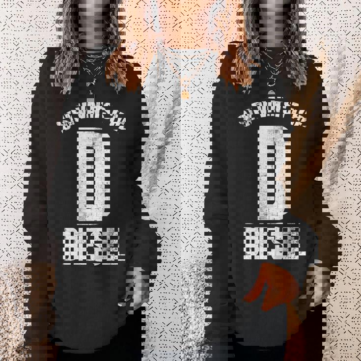 Diesels Mechanic For D He Wants The Diesels 長袖tシャツ スウェットシャツ 彼女への贈り物