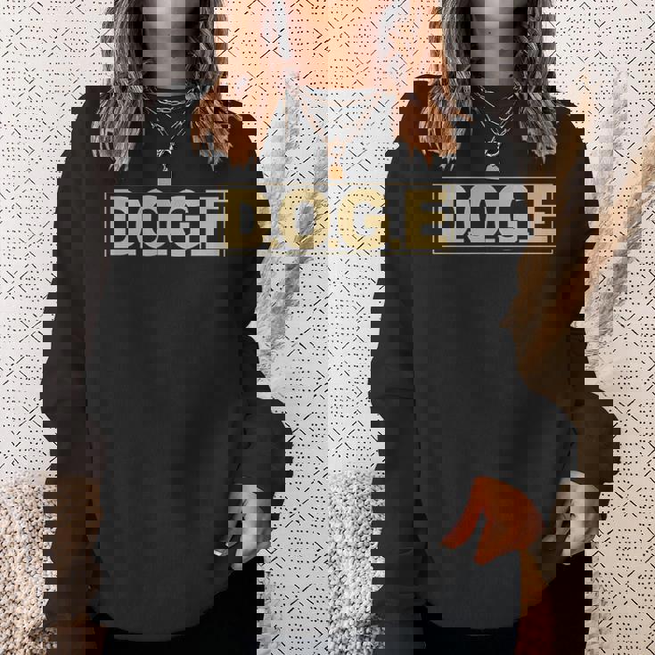 Doge DOGE 政府省 効率性 Meme スウェットシャツ 彼女への贈り物