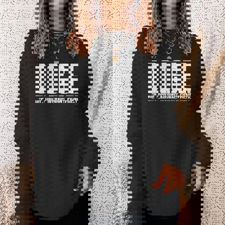 DOGE 政府効率省 Doge 長袖tシャツ スウェットシャツ 彼女への贈り物