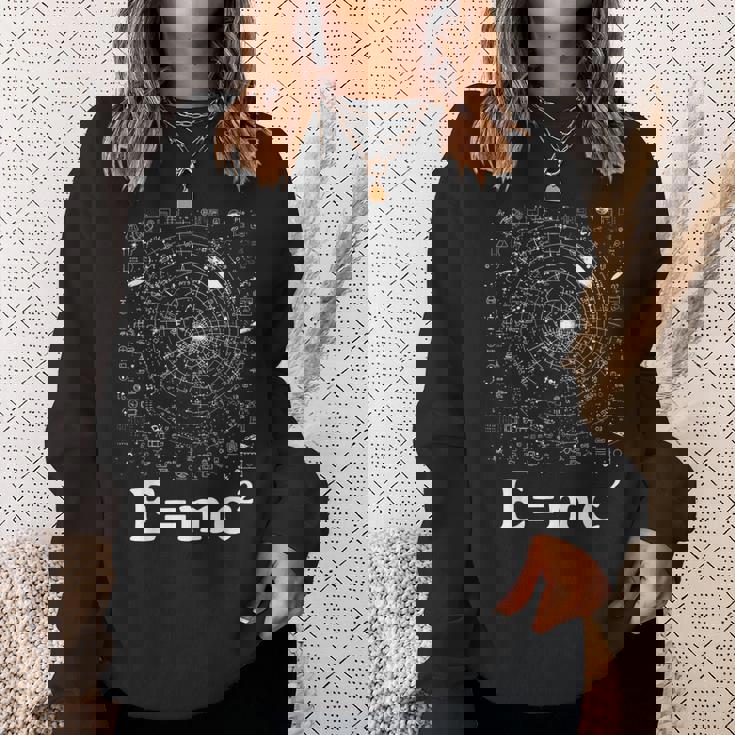 EMc2 方程式 物理学 相対性理論 数学 数学 スウェットシャツ 彼女への贈り物