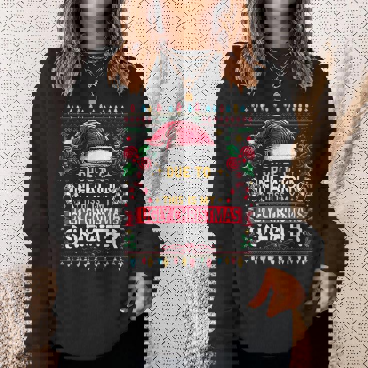 Due To Inflation Ugly Christmas Sweaters Christmas Sweatshirt Gifts for Her