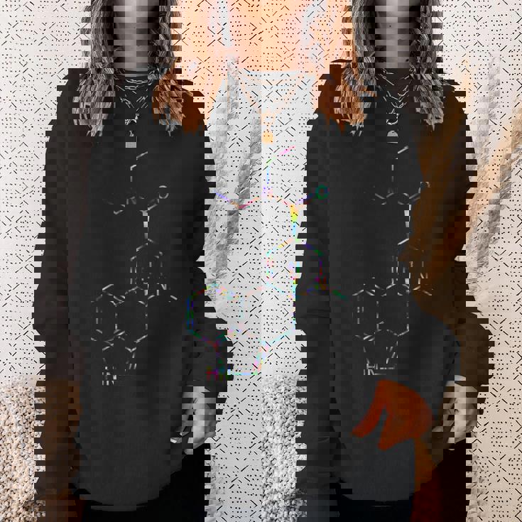 Lsd Moleculeサイケデリックシャツ スウェットシャツ 彼女への贈り物