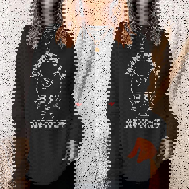 I Got That Dog In Me Boykisser ホワイト スウェットシャツ 彼女への贈り物