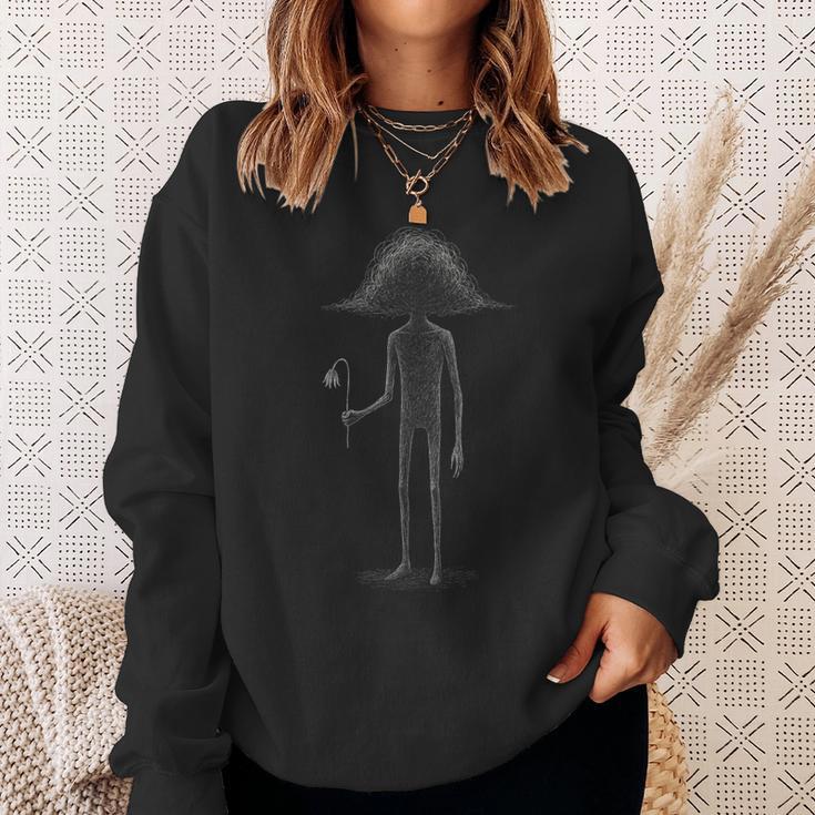 Grunge Goth Alt Alternative Weird Strange Sad Emo Aesthetic Sweatshirt ...