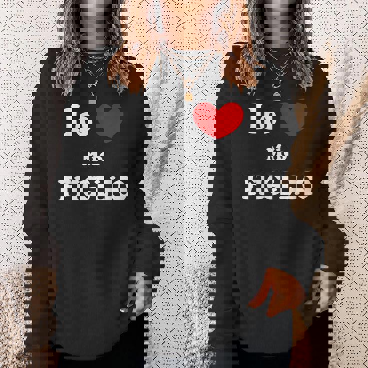 Io Amo Mio Figlio Io Cuore Mio Figlio Felpa Regalos para ella