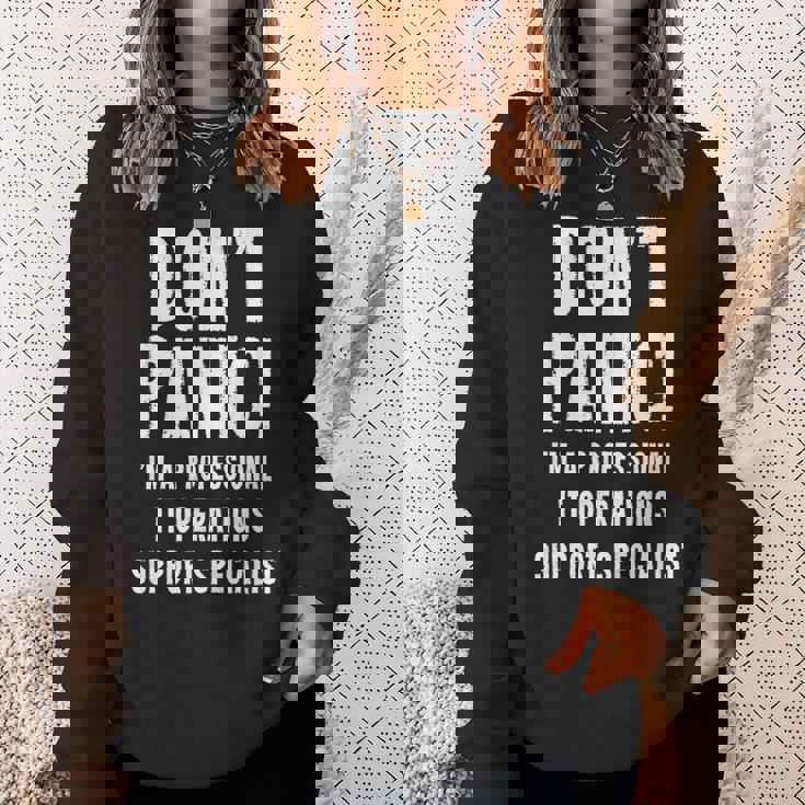 It運用サポートスペシャリスト スウェットシャツ 彼女への贈り物